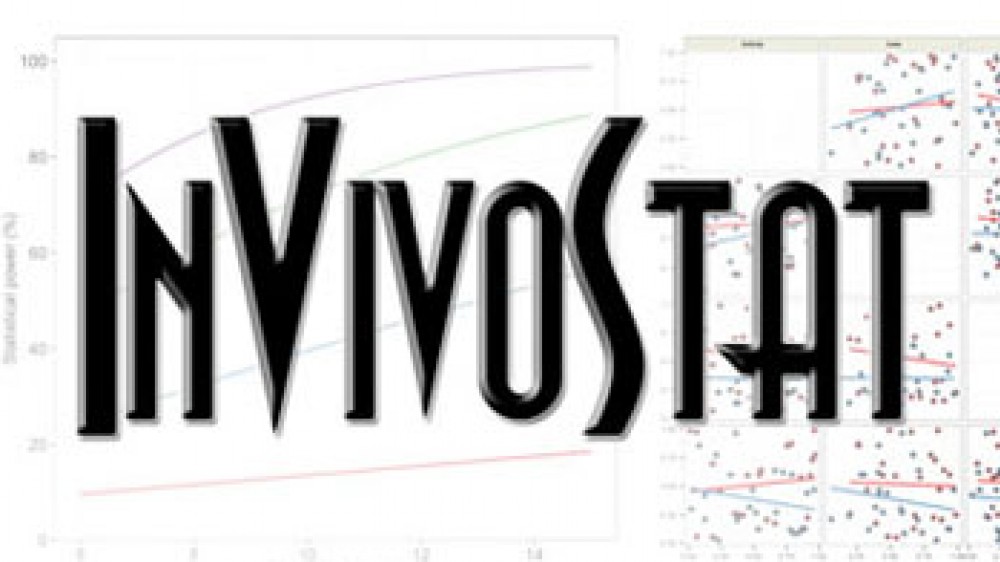 标志显示的图形与字InVivoStat覆盖